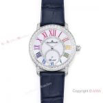 AAA Swiss Replica Blancpain Ladybird Colors 34.9mm Ladies Blue Strap Watch